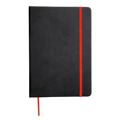 Notizbuch LECTOR im DIN-A5-Format,rot, schwarz