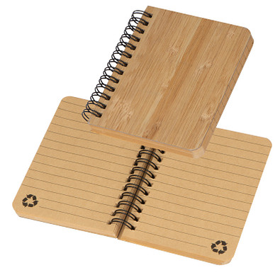 Bambus Notizbuch Phoenix, beige