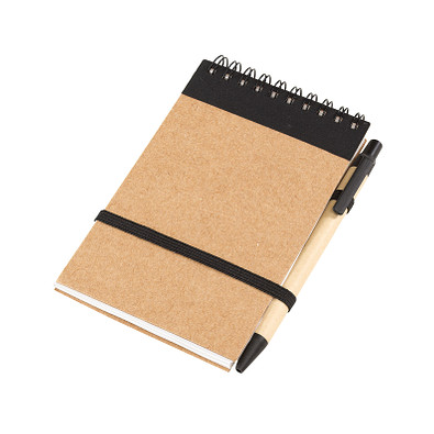 Notizringbuch RECYCLE M,schwarz