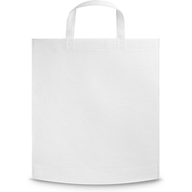 NOTTING. Einkaufstasche aus Non-woven (80 g/m²), Weiß
