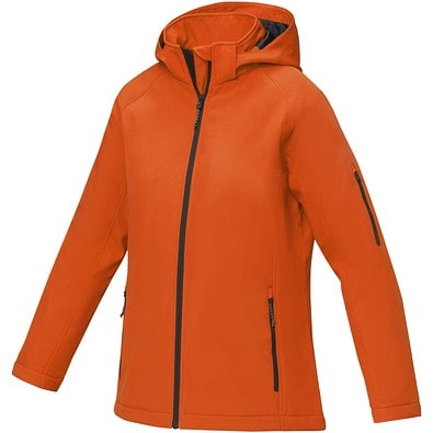 Notus wattierte Softshell Damenjacke, orange, XXL
