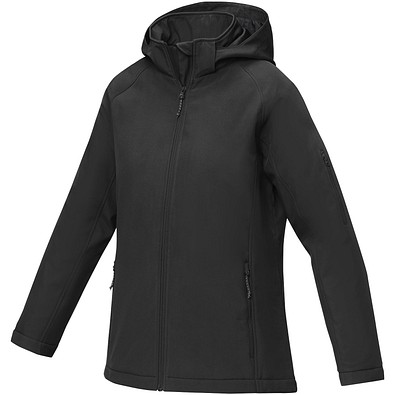 Notus wattierte Softshell Damenjacke, schwarz, XL