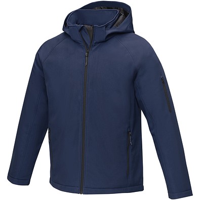 Notus wattierte Softshell Herrenjacke, navy, 3XL