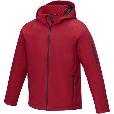 Notus wattierte Softshell Herrenjacke, rot, 3XL