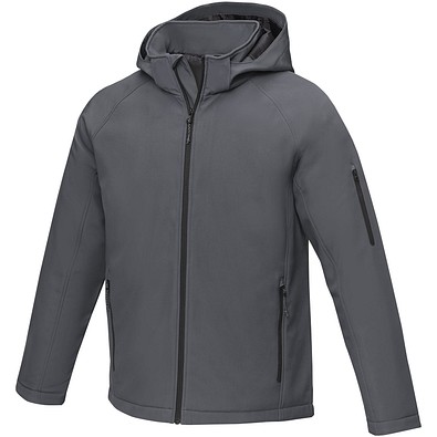 Notus wattierte Softshell Herrenjacke, storm grey, 3XL