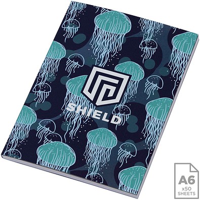 Novella Austen A6 Softcover Notizbuch – 50 Blatt, blau