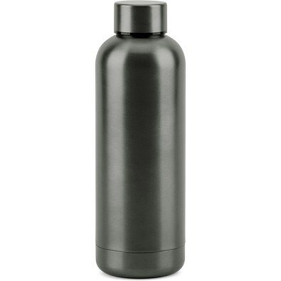 ODIN METTALIC. Flasche aus 90% recyceltem Edelstahl 550 mL, Gewehrmetall
