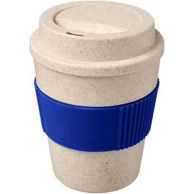 Oka Becher aus Weizenstroh, 350 ml, blau Oka Becher aus Weizenstroh, 350 ml, blau