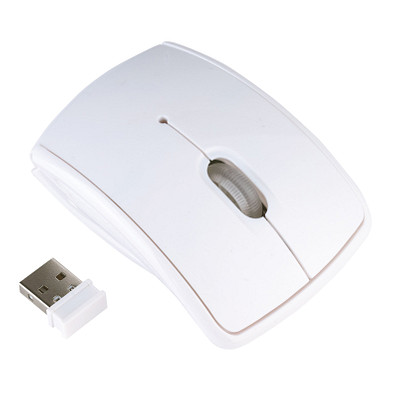 Optische Klappmaus SINUO,weiß