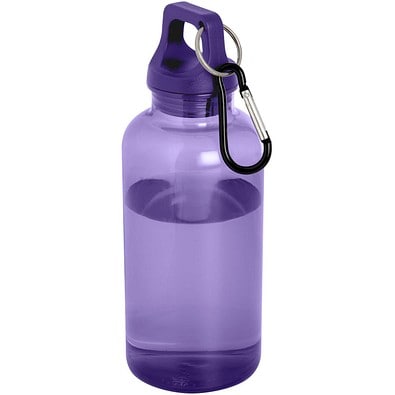 Oregon 400 ml RCS-zertifizierte Trinkflasche aus recyceltem Kunststoff mit Karabiner, dusk violett