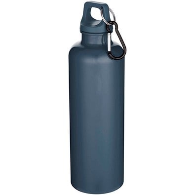 Oregon 750 ml einfarbige RS-zertifizierte Wasserflasche aus recyceltem Kunststoff mit Karabinerhaken, hale blau