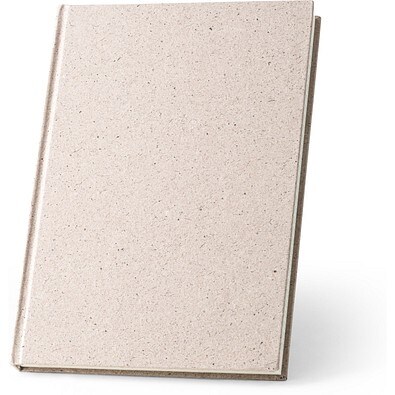 ORGANIC RIGID. Notizbuch A5 mit Hardcover aus Elefantendung (80%), Naturhell