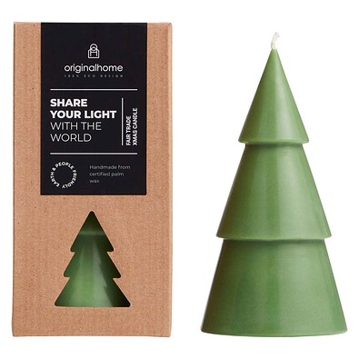 Originalhome Weihnachtsbaum Kerze L, heather grün