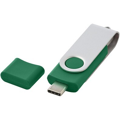 OTG Rotate USB Typ-C Stick, grün, 4GB