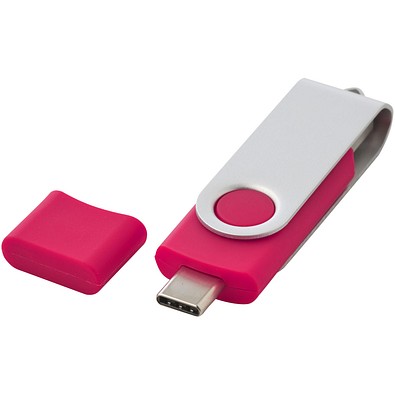 OTG Rotate USB Typ-C Stick, magenta, 16GB