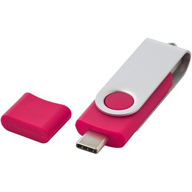 OTG Rotate USB Typ-C Stick, magenta, 8GB