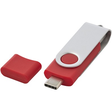 OTG Rotate USB Typ-C Stick, rot, 16GB
