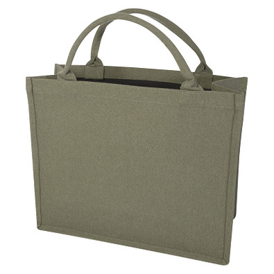 Page 500 g/m² recycelte Tragetasche, grün