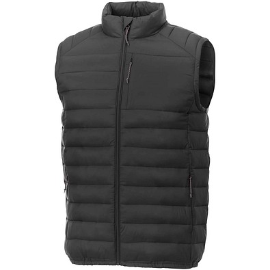 Pallas GRS recycelter wattierter Bodywarmer für Herren, storm grey, L