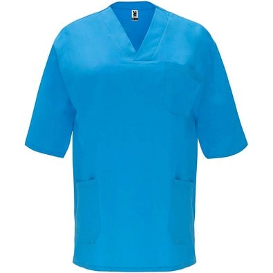 Panacea Kurzärmeliges Arbeitshemd, 160 g/m2, unisex, donau-blau, XL