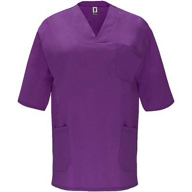 Panacea Kurzärmeliges Arbeitshemd, 160 g/m2, unisex, traube, XL