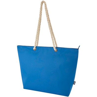 Panama Strandkühltasche mit Kordelgriffen aus recyceltem GRS-Material, 23L, royalblau