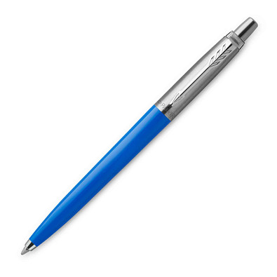 PARKER Kugelschreiber Jotter Recycled, blaue Mine, blau/silber