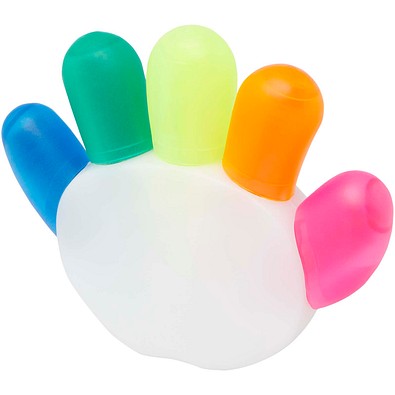 Patina Textmarker, 5-farbig, weiss