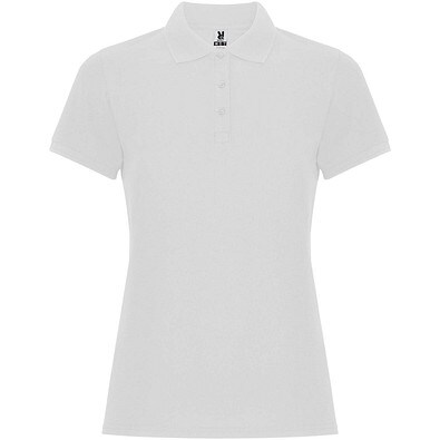 Pegaso Premium Poloshirt für Damen, weiss, L