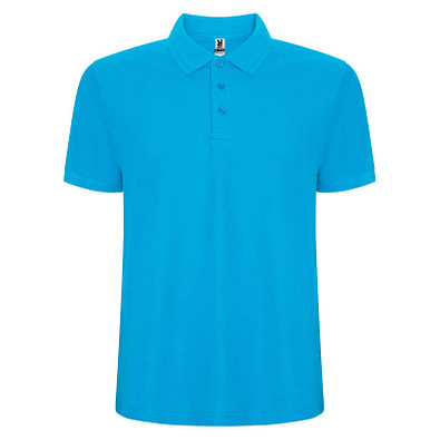 Pegaso Premium Poloshirt für Herren, türkis, 4XL