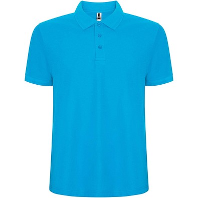 Pegaso Premium Poloshirt für Kinder, türkis, 3/4