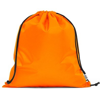 PEMBA. Turnbeutel aus 190T Polyester aus recyceltem (100% rPET), Orange