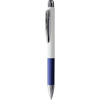 PENKO® Voll-Metall-Kugelschreiber LA GRACIOSA, weiß/blau