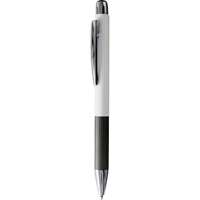 PENKO® Voll-Metall-Kugelschreiber LA GRACIOSA, weiß/grau