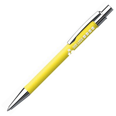 PENKO® Voll-Metall-Kugelschreiber LIPSI Soft, Gelb