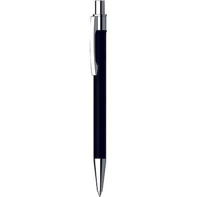 PENKO® Voll-Metall-Kugelschreiber LIPSI Soft, Schwarz