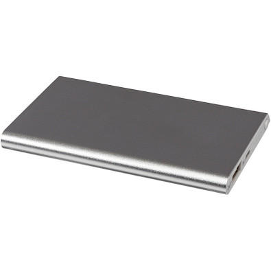 Aluminium Powerbank Pep, 4.000 mAh, silber