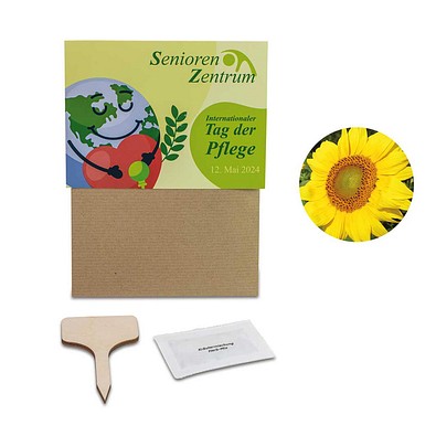 Pflanz-Set, 2er-Set, freie Zusammenstellung, 1-seit. Druck