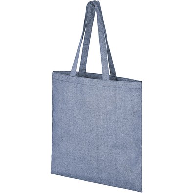 Pheebs 210 g/m² recycelte Tragetasche 7L, heather blau