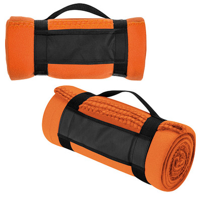 Picknick-Fleece-Decke Softy, orange
