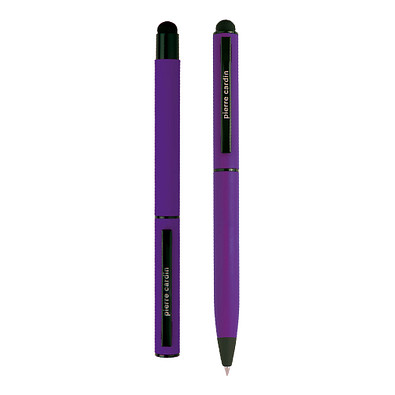 Pierre Cardin® CELEBRATION Set aus Rollerball Touchpen und Kugelschreiber Stylus, lila