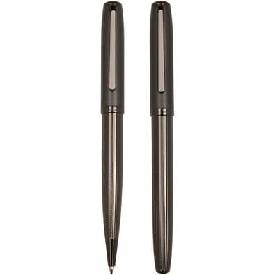 Pierre Cardin® CORINNE SET aus Kugelschreiber und Rollerball Pen, grau/gunmetal