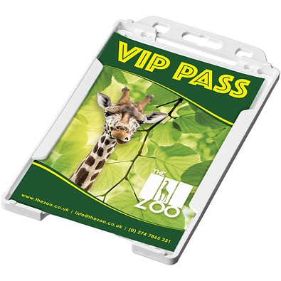 Pierre Kartenhalter aus recyceltem Kunststoff, weiss