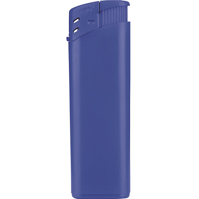 Piezo Feuerzeug Bingo matt, blau