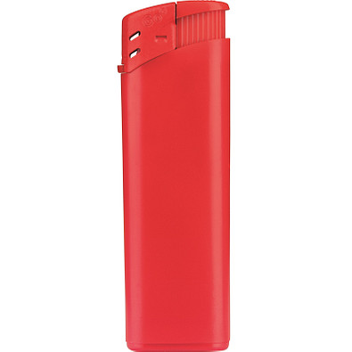 Piezo Feuerzeug Bingo matt, rot
