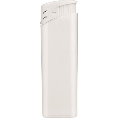 Piezo Feuerzeug Bingo matt, weiß