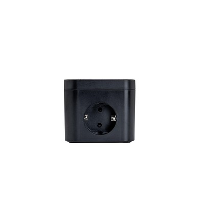 PLUG Steckdosenwürfel schwarz, schwarz