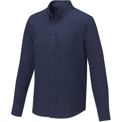Pollux Herrenhemd mit langen Ärmeln, navy, L