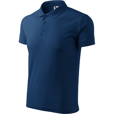 Polohemd Herren Pique Polo, 2XL, mitternachtsblau