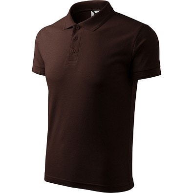 MALFINI Polohemd Herren Pique Polo, M, kaffee